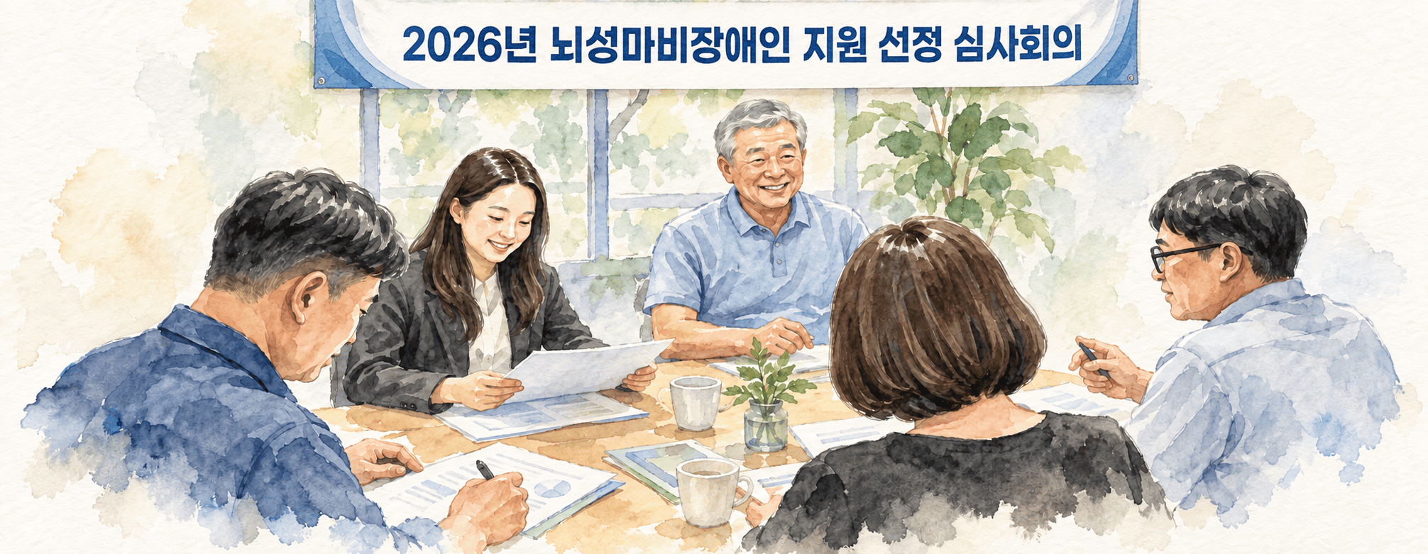 2026년 뇌성마비장애인 지원 선정 심사회의 장면